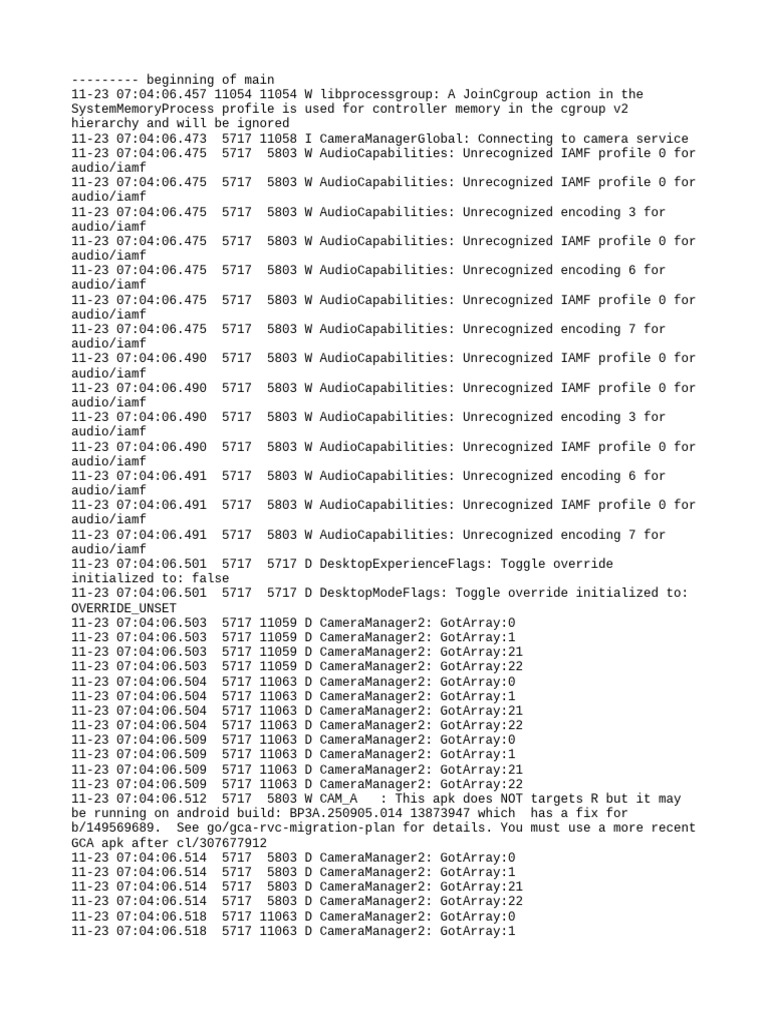 Android Camera and Audio Logs Analysis | PDF | Computing | Software
