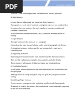PEE Paragraph Structure Explained | PDF | Cognitive Science
