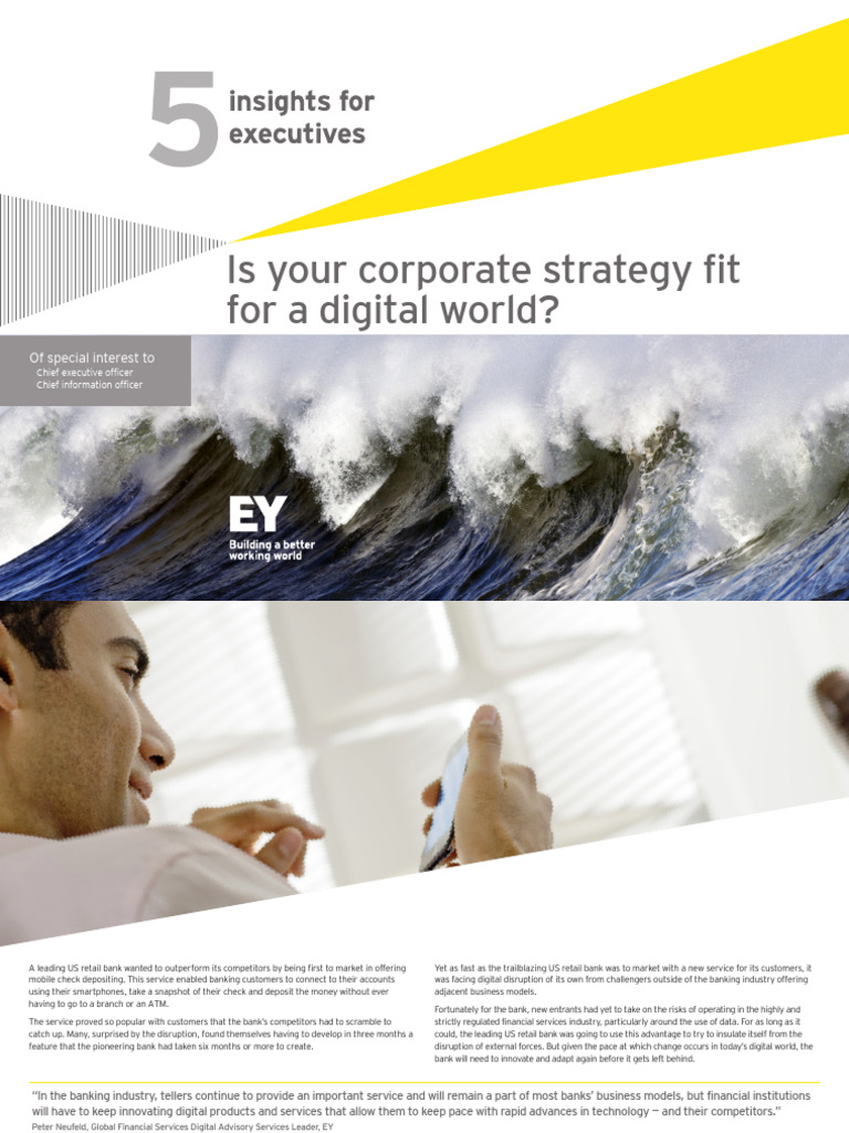 Corporate Strategy for Digital Disruption | PDF | Banks | Strategic ...