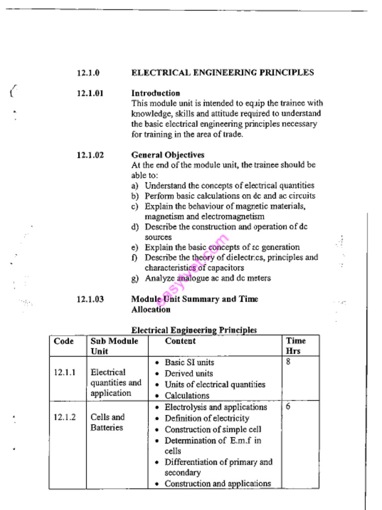 Elec Principles | PDF