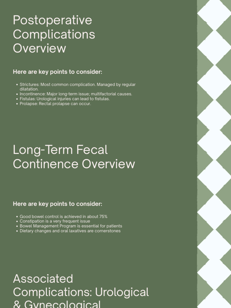 Postoperative Complications Overview | PDF
