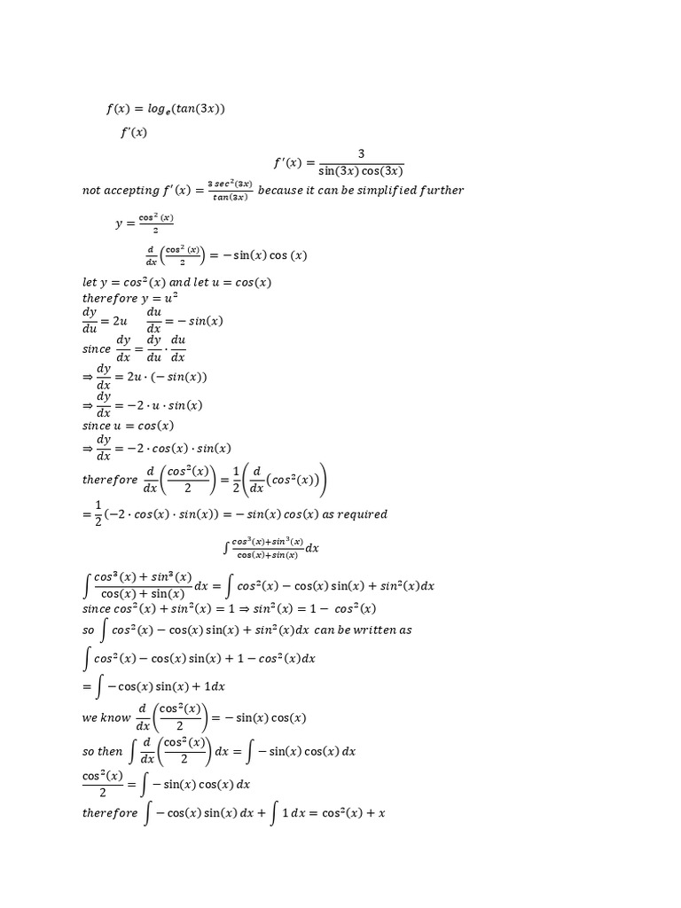 Calculus and Probability Exam Solutions | PDF | Elementary Geometry ...
