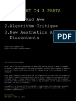 20120610 A Movement in 3 Parts. (1.Shock & Awe, 2.Algorithm Critique, 3.The New Aesthetic And Its Discontents) - Marius Watz - Eyeo 2012