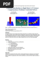 Download Algorithmic and Architectural Gaming Design Implementation and Development  Practical Introduction to Rigid Body LCP Linear Complementary Problem Constraint Solvers  by johnsmithi SN96778214 doc pdf