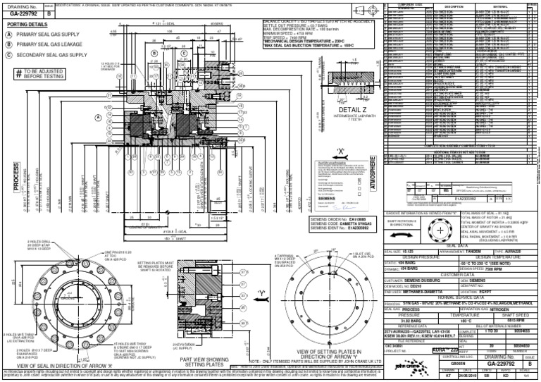 New JC DGS Cross Section Drawing | PDF | Physical Sciences | Mechanical ...