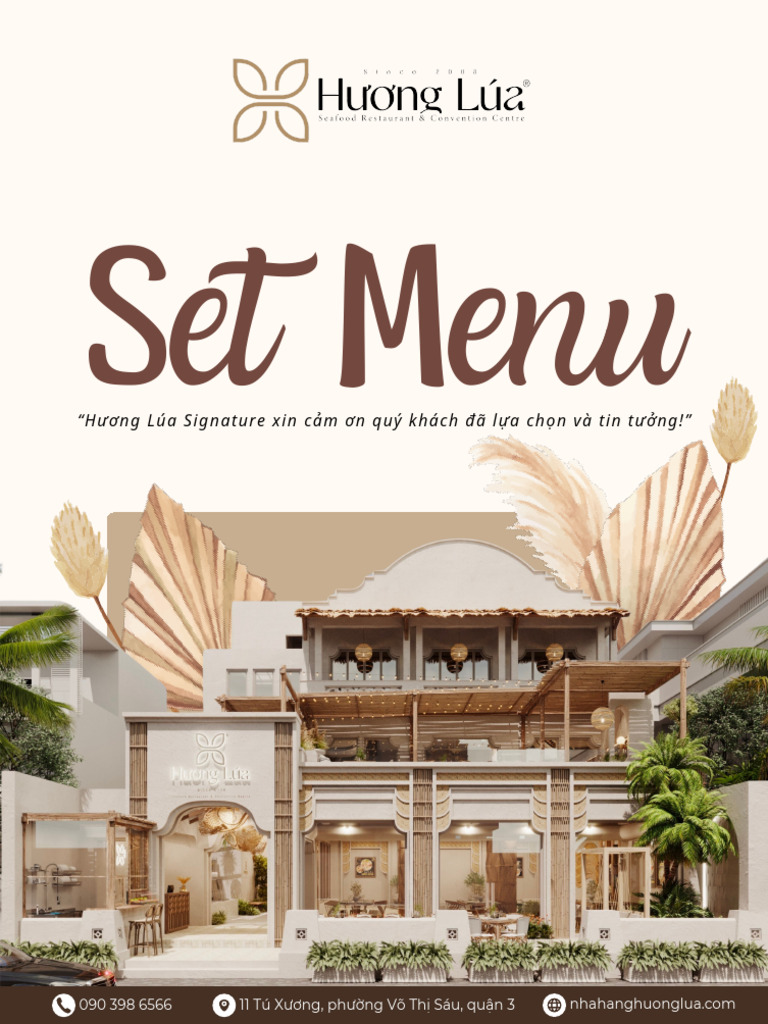 T NG H P Menu Hương Lúa Signature | PDF