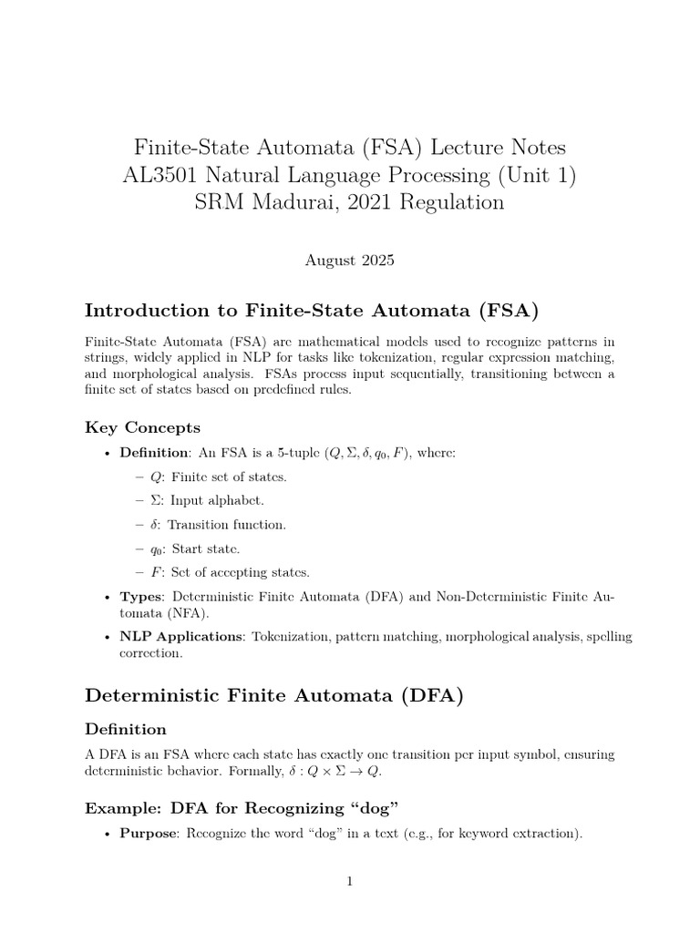 Finite Automata | PDF | Software Engineering | Computer Programming