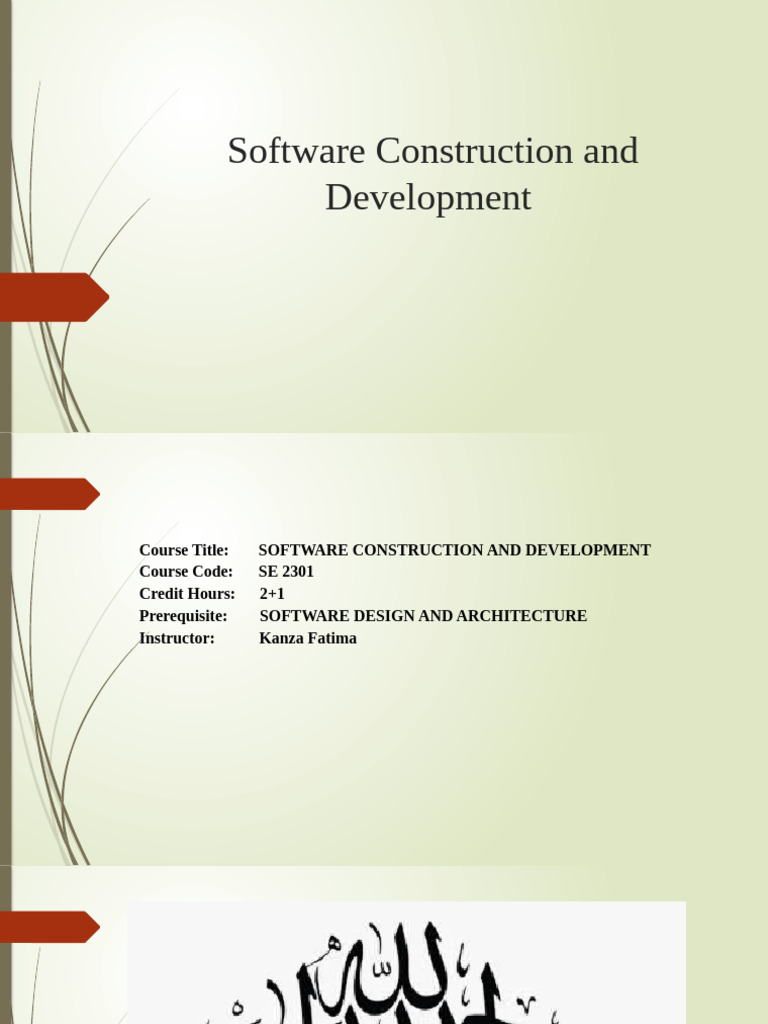 Software Construction Course Overview | PDF | Software Quality ...