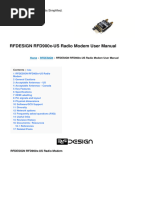 RFD900 Radio Modem Data Sheet | PDF | Antenna (Radio) | Modem