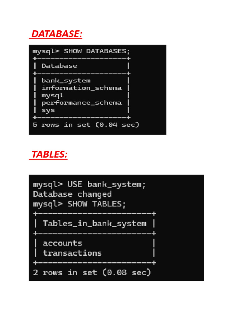 SQL Database | PDF