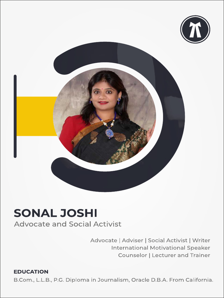 Sonal Joshi Profile | PDF
