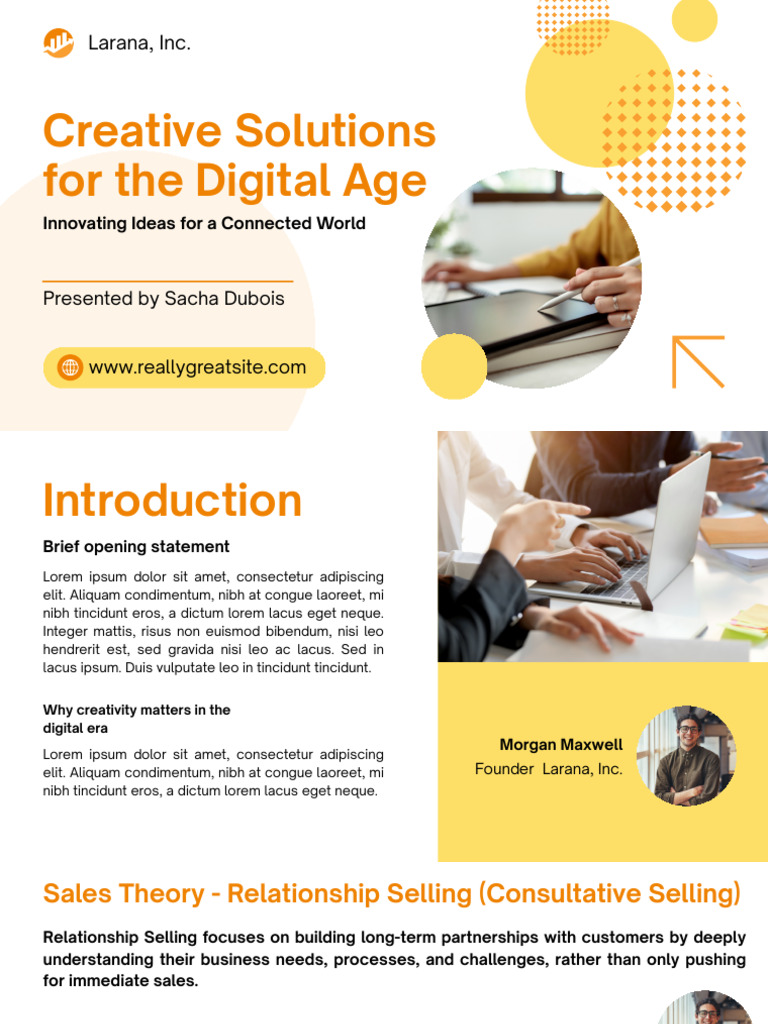 Creative Solutions for Digital Challenges | PDF | Customer Relationship ...