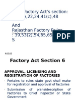 Rajasthan Factory Rules and Factories Act