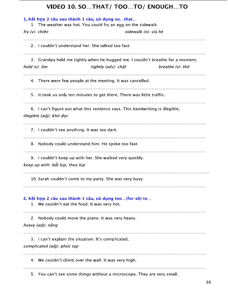 Grammar So That | PDF