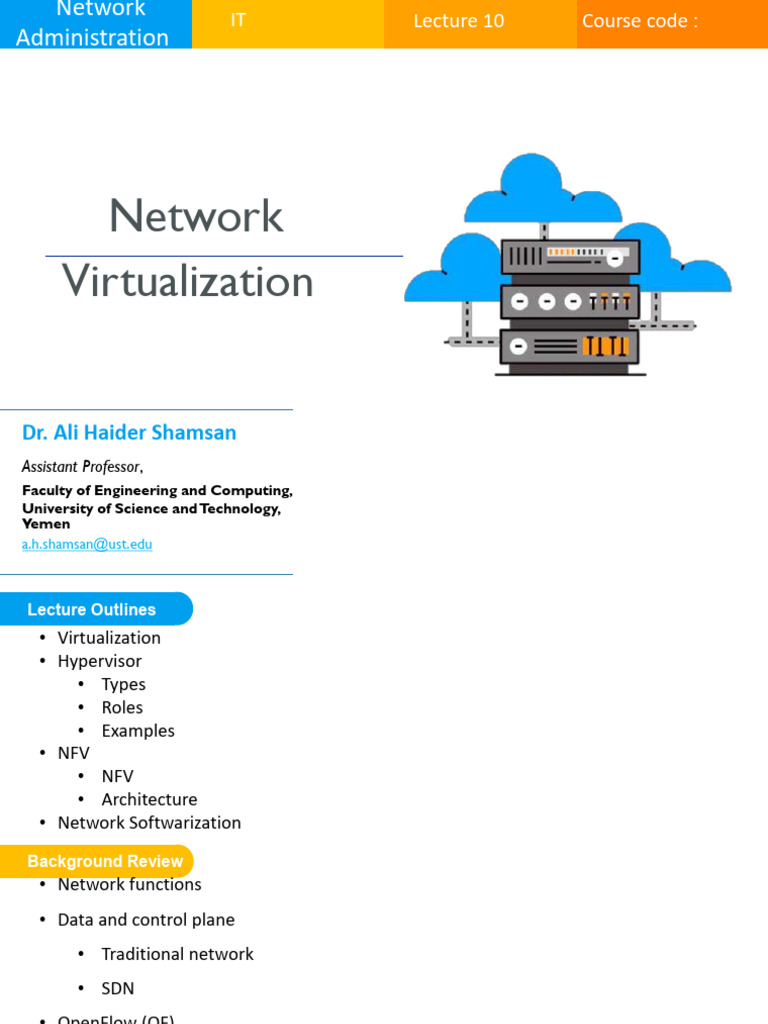 Network Virtualization and Hypervisor Overview | PDF | Virtualization ...