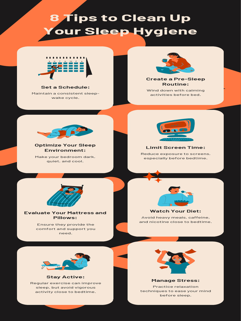 8 Essential Sleep Hygiene Tips | PDF