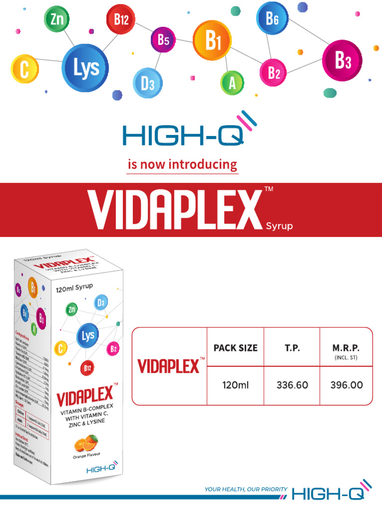 Vidaplex - Chemist Letter | PDF
