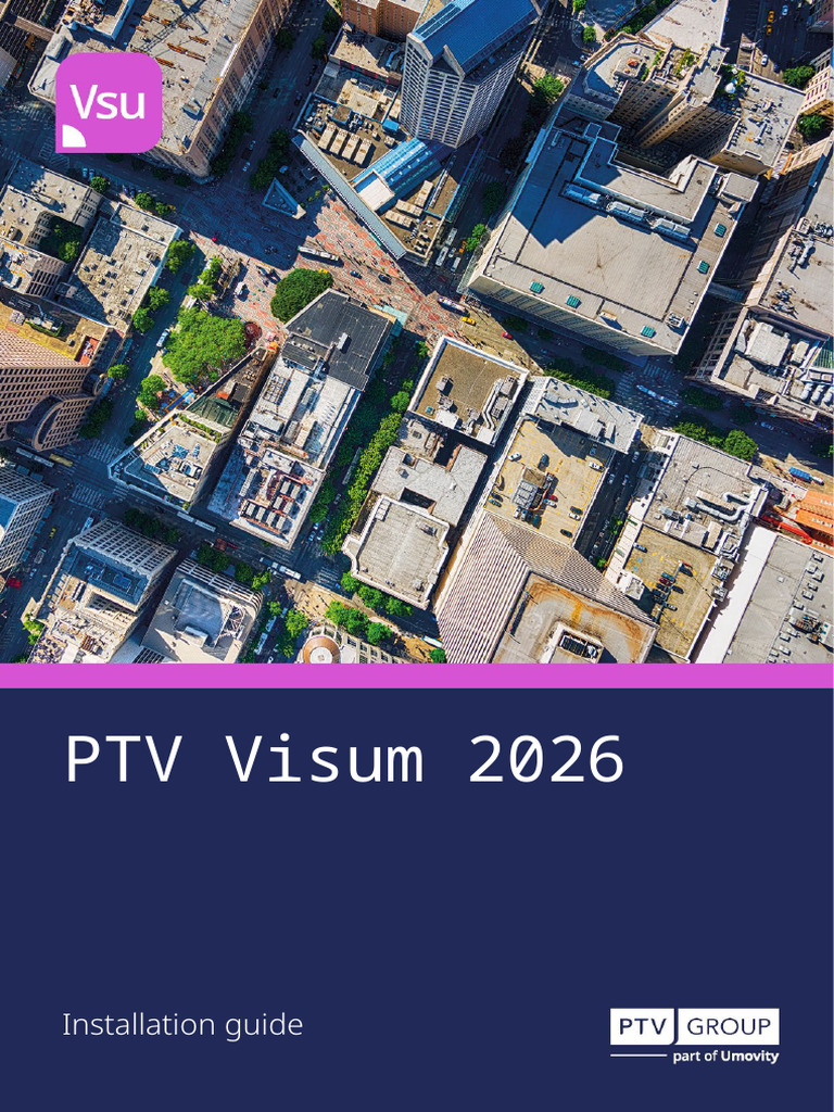 PTV Visum 2026 Installation Guide | PDF | Computer File | Command Line ...