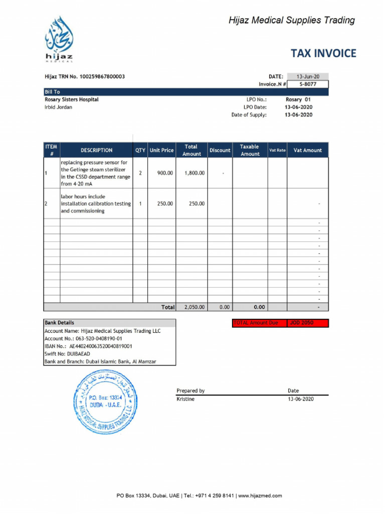 Rosary Invoice | PDF