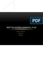 Bretton Woods and Marshall Plan