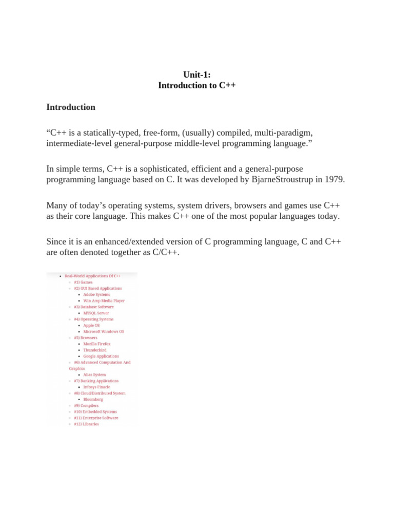 Introduction to C++ Programming Basics | PDF | C++ | Parameter ...