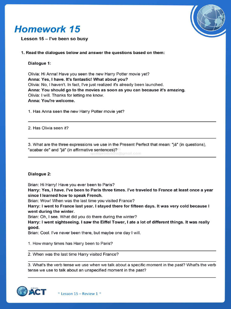 Homework 15 | PDF
