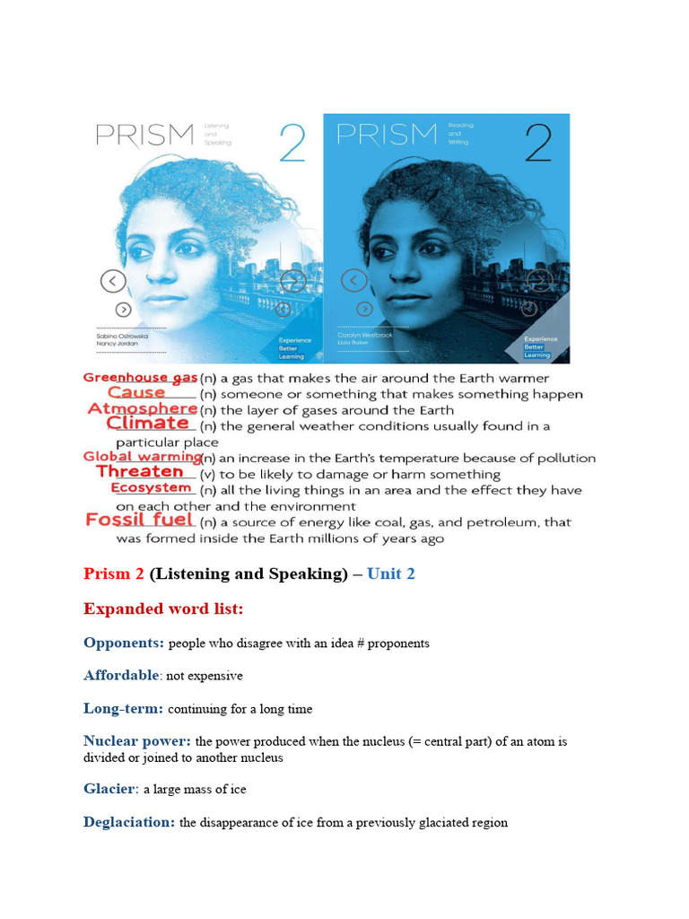 Vocabulary and Writing Techniques Guide | PDF | Greenhouse Effect ...