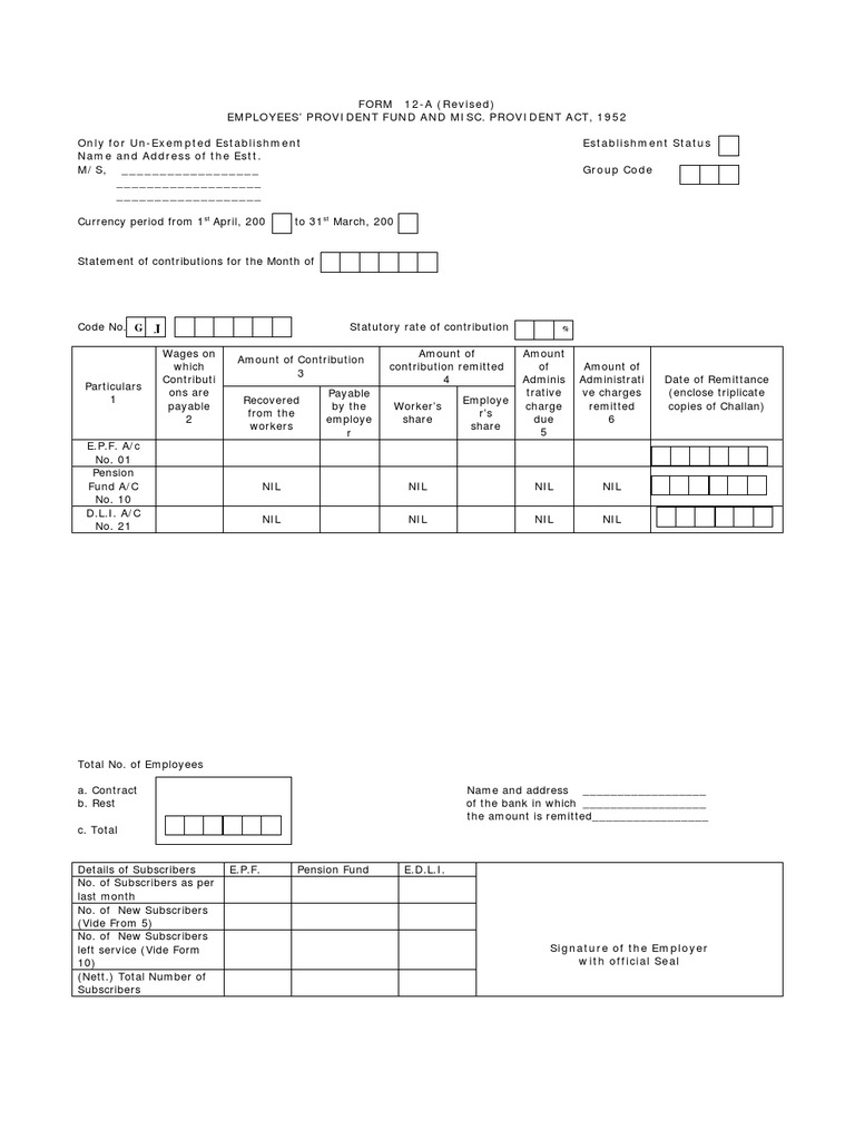 Form12 A | PDF