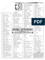 Model Questions: Rrb/Ssc/Bank Exams Special