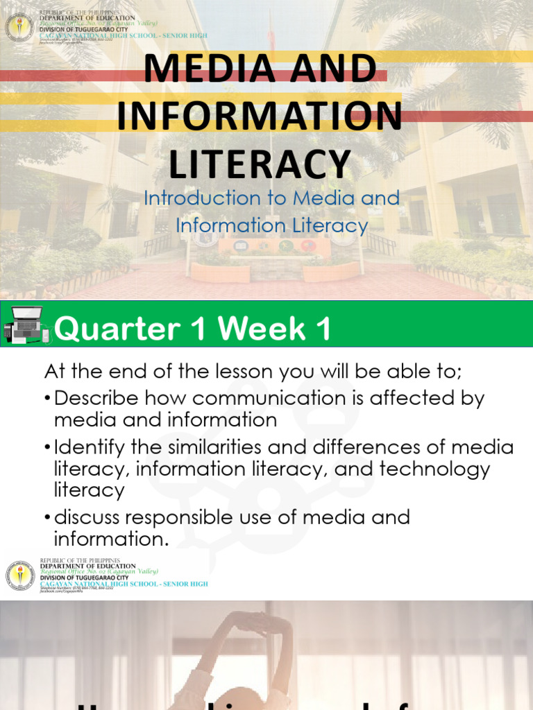 Media and Information Literacy Overview | PDF | Communication | Information
