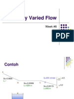 Gradually Varied Flow: Week #8