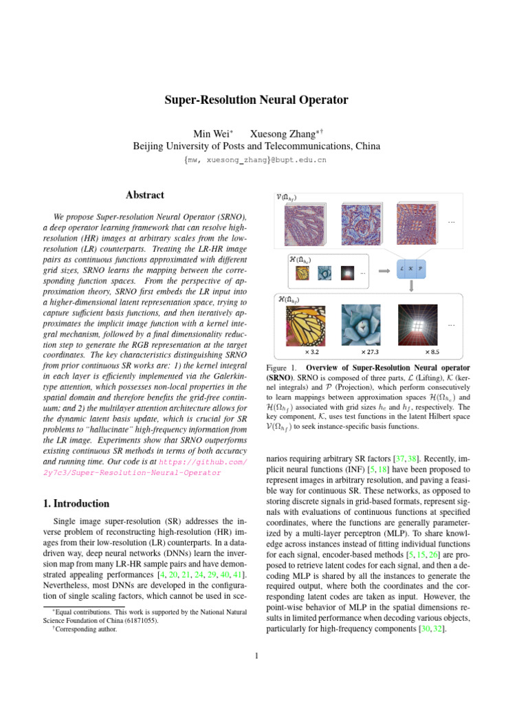 Super-Resolution Neural Operator (SRNO) | PDF | Applied Mathematics ...