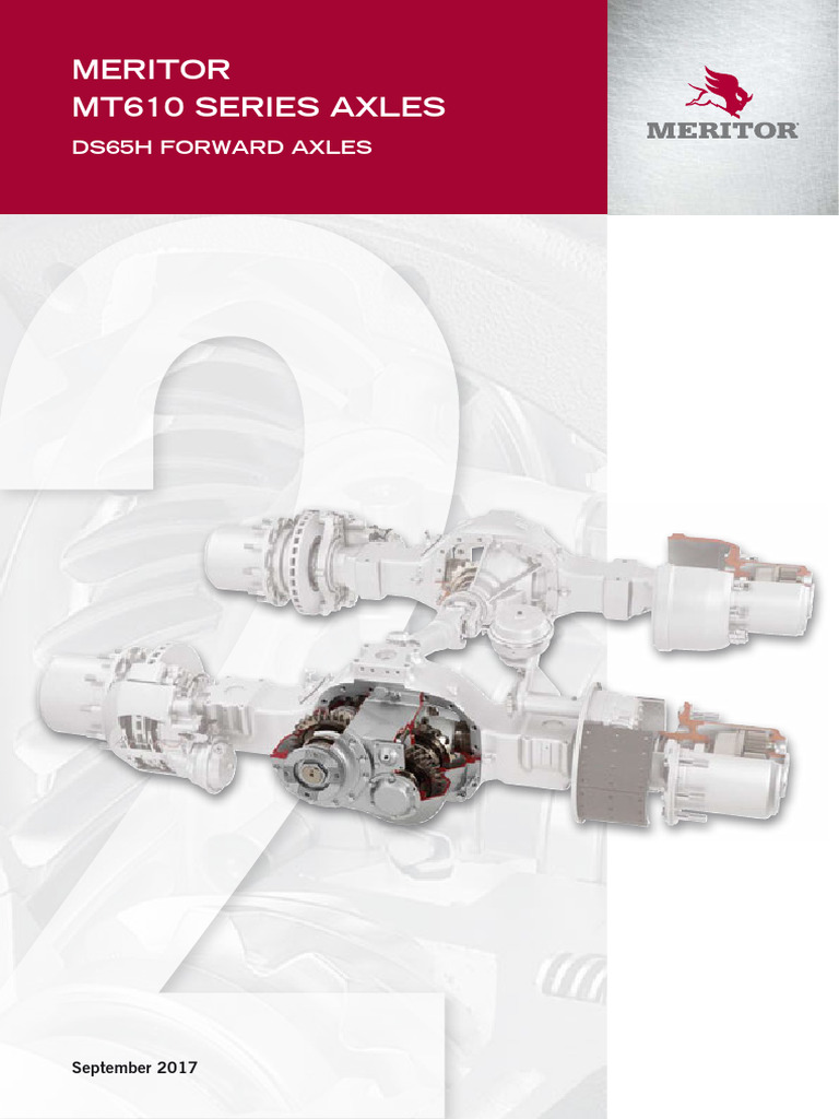 MERITOR MT610 SERIES AXLES DS65H | PDF | Axle | Land Vehicles