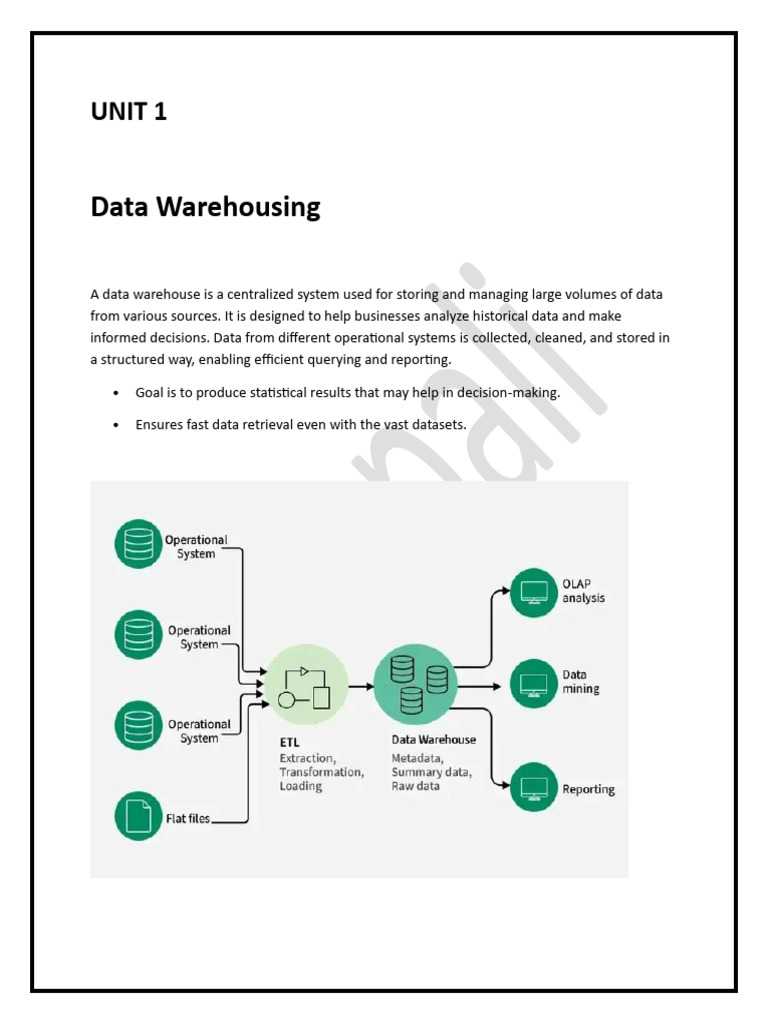 Understanding Data Warehousing Essentials | PDF | Data Warehouse ...