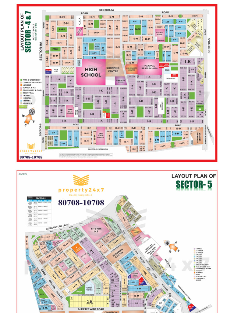 Huda Sector Map | PDF