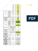 Calculating Spring Properties and Performance Metrics