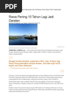 Download Data Lingkungan Dan Hidrologi Untuk Kajian Hidro Lingkungan Rawa Pening by Anggraeni Pratiwi SN96787816 doc pdf