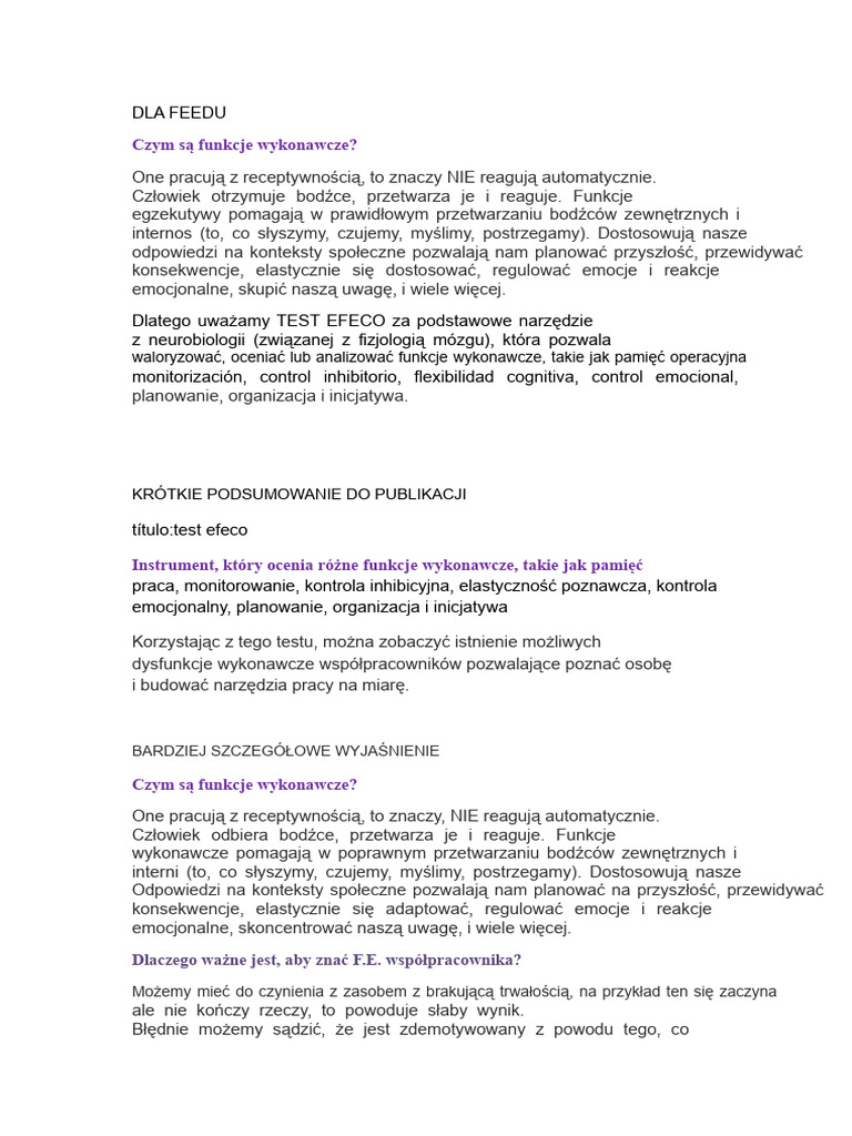 Test Efeco | PDF