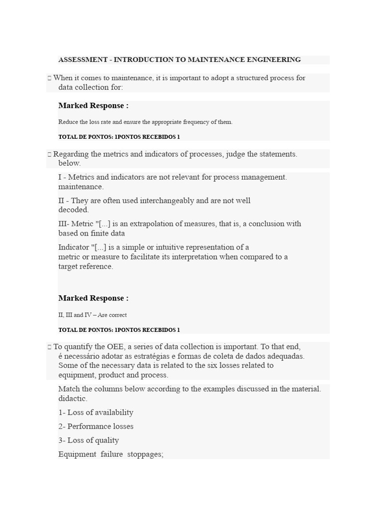 Introduction to Maintenance Engineering | PDF