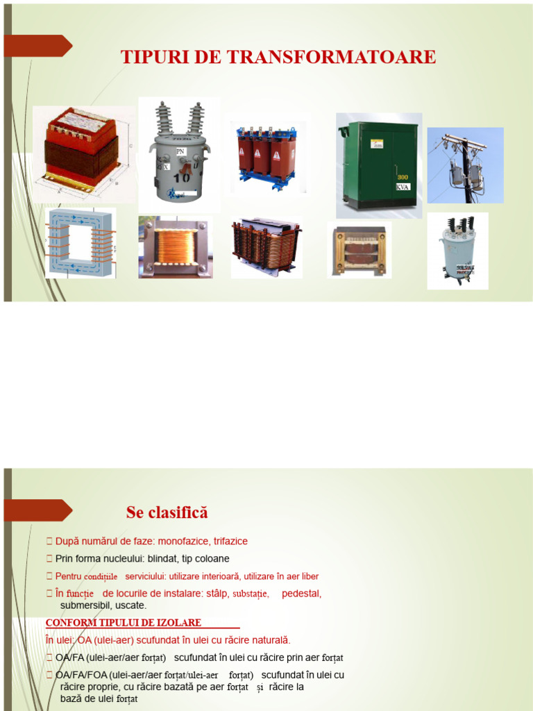 Tipuri de Transformatoare | PDF