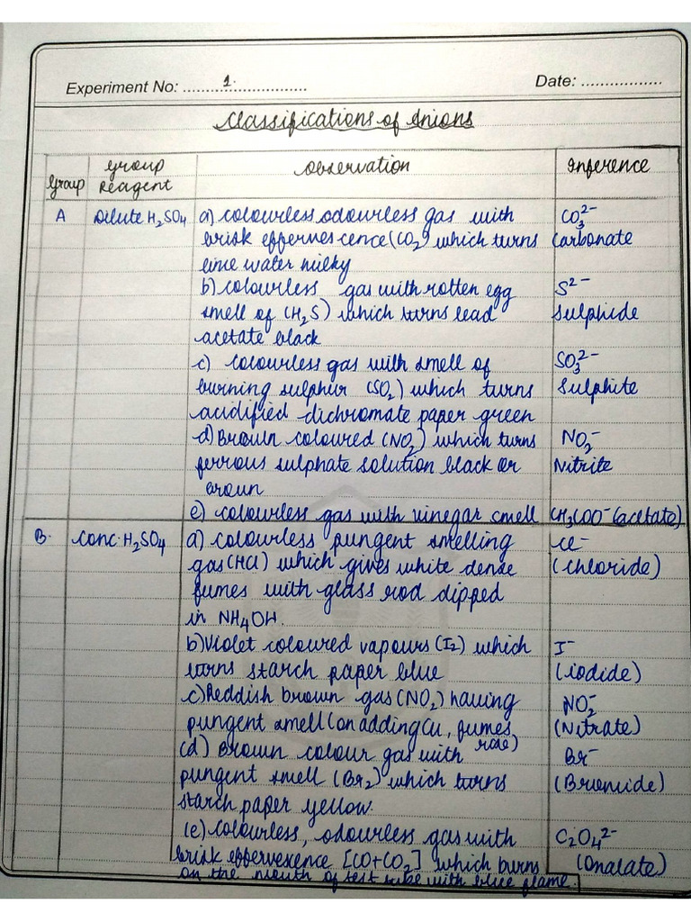 Chem Practical | PDF