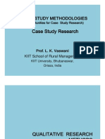 Case Study Methodologies - Case Study Research - Prof. L. K. Vaswani