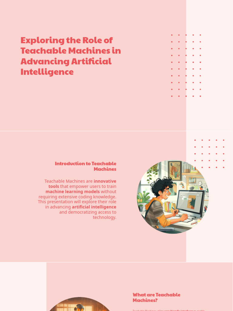Slidesgo Exploring The Role of Teachable Machines in Advancing ...