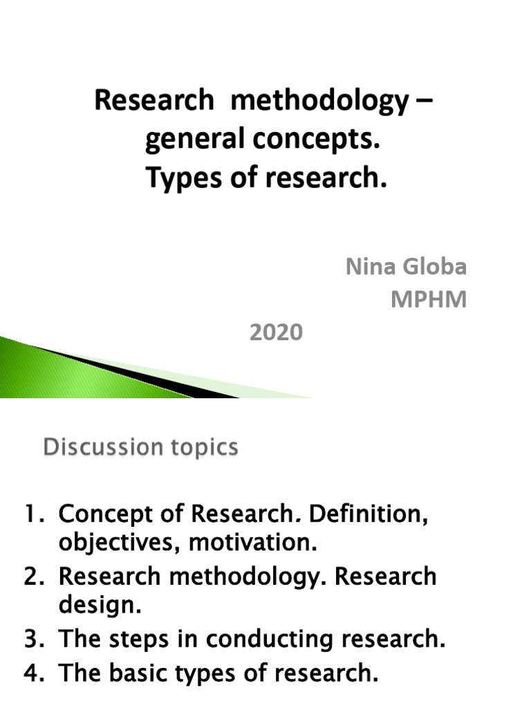 Research Methodology. Types of Research ENG. (1) | PDF | Sampling ...
