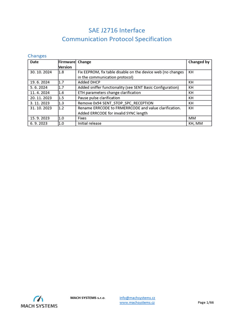 SAE J2716 Communication Protocol Guide | PDF | Ip Address | Computer ...