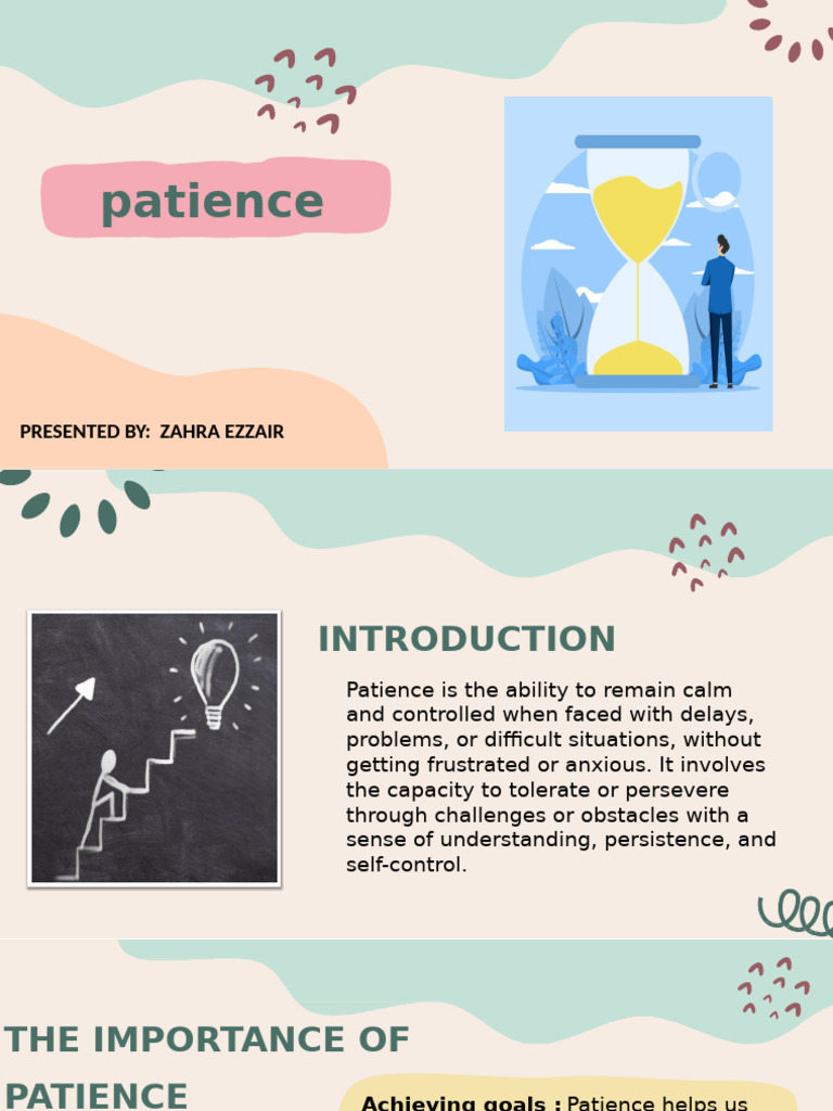 The Power of Patience Explained | PDF | Patience | Optimism