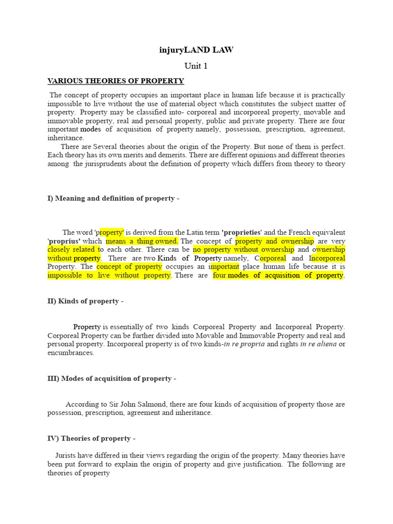 Property Theories and Constitutional Rights | PDF | Property | Justice