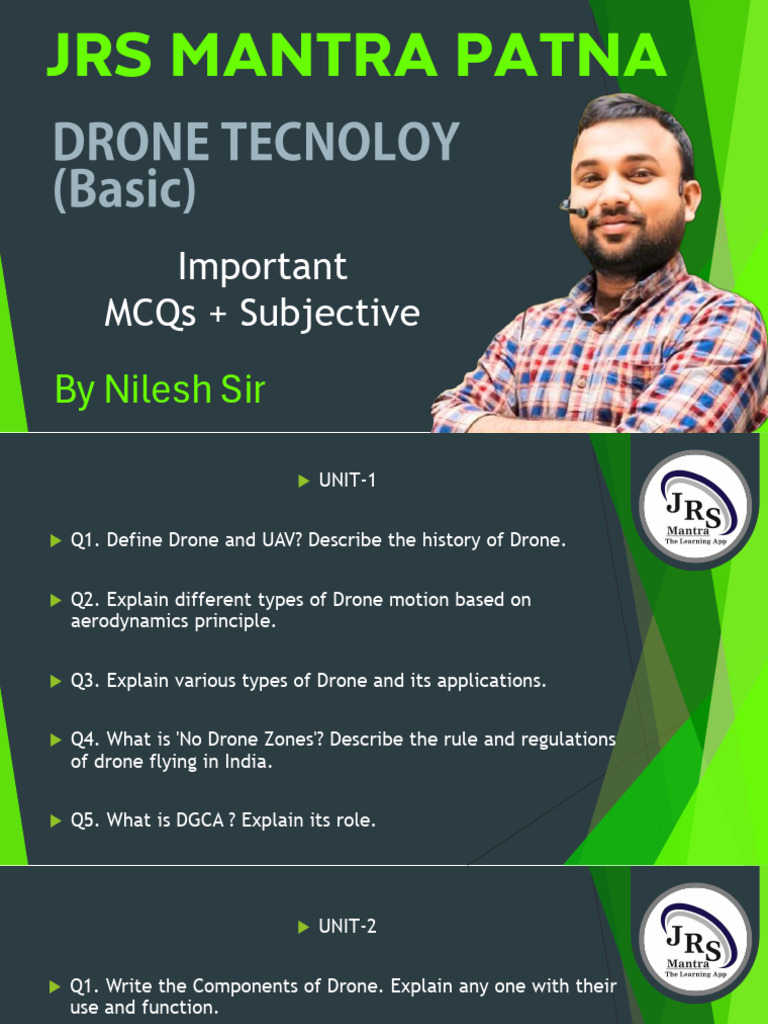 Comprehensive Drone Technology Guide | PDF | Unmanned Aerial Vehicle ...