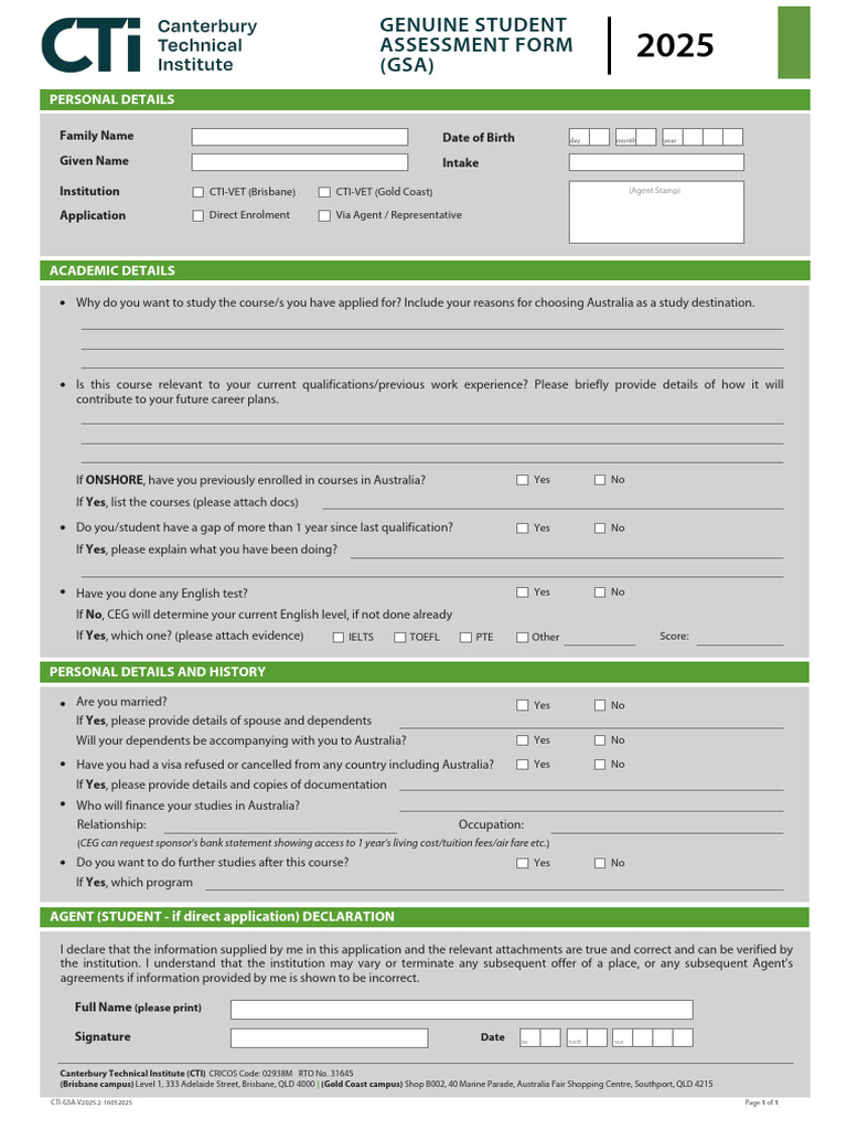 500 Dos Santos Maciel Pedro - Cti Gsa Form | PDF