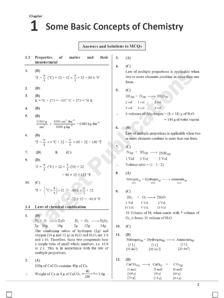 MHT-CET PSP - Chemistry - Solutions For Questions From 1999 To 2023 of ...